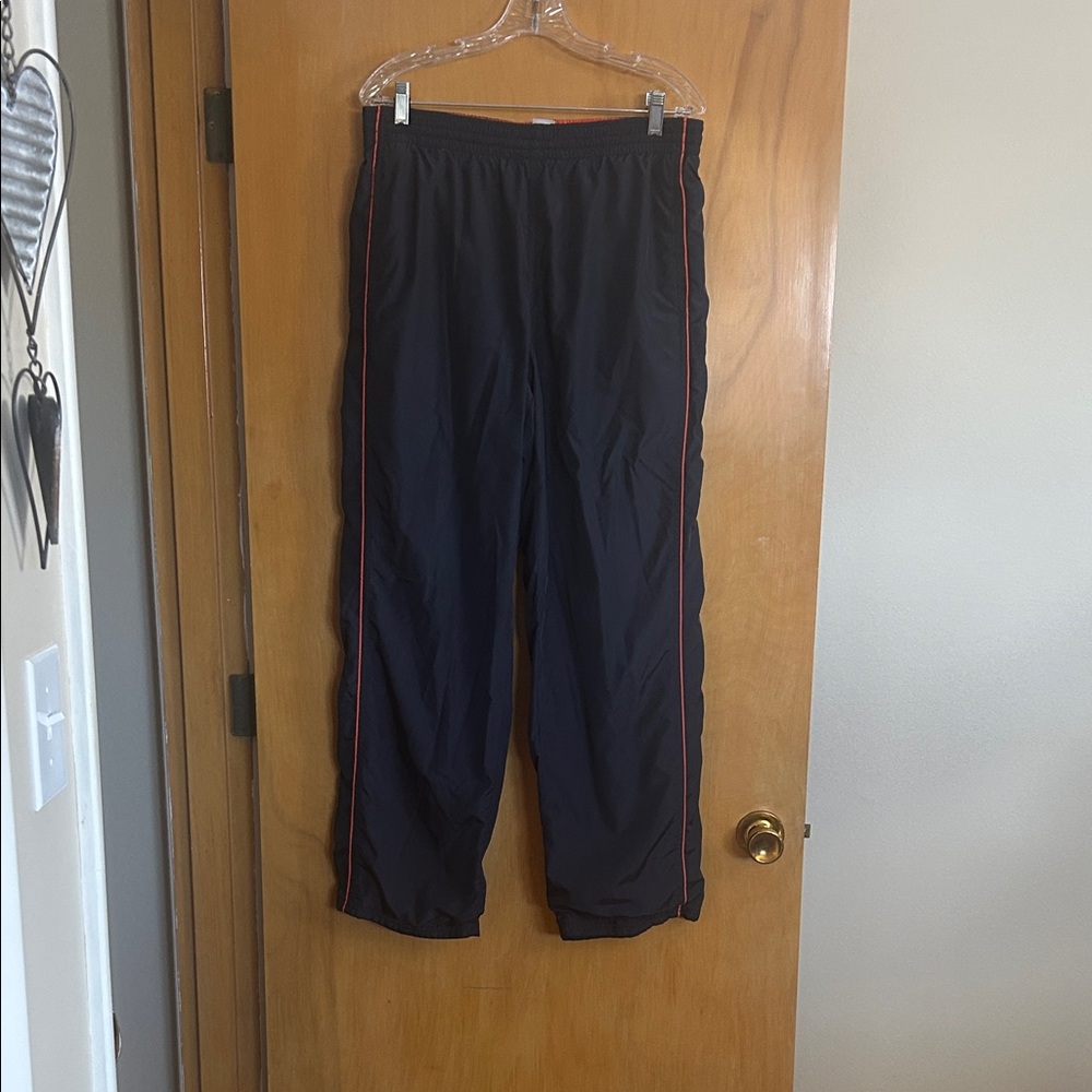 Old Navy Men's Navy Joggers with Red Trim